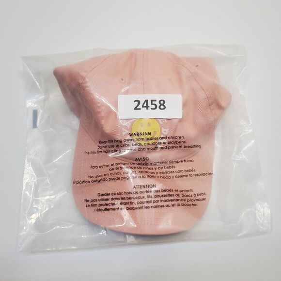 Have A Nice Day Pink Cap Hat Baseball Adjustable Strap Back American Eagle NWT - Picture 11 of 11